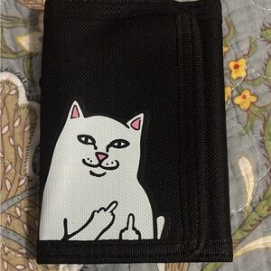 Ripndip Black and White Cat Wallet